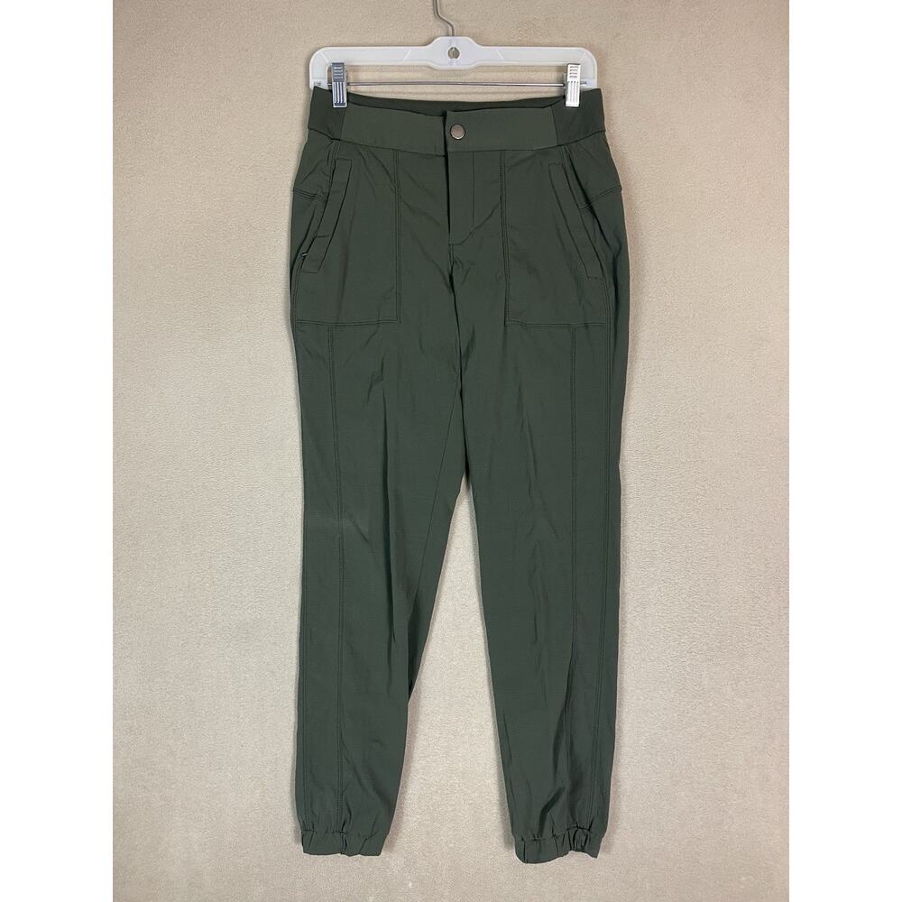 Athleta Pants Womens 2 Dark‎ Green Trekkie Jogger 2.0 Tapered Elastic Waist